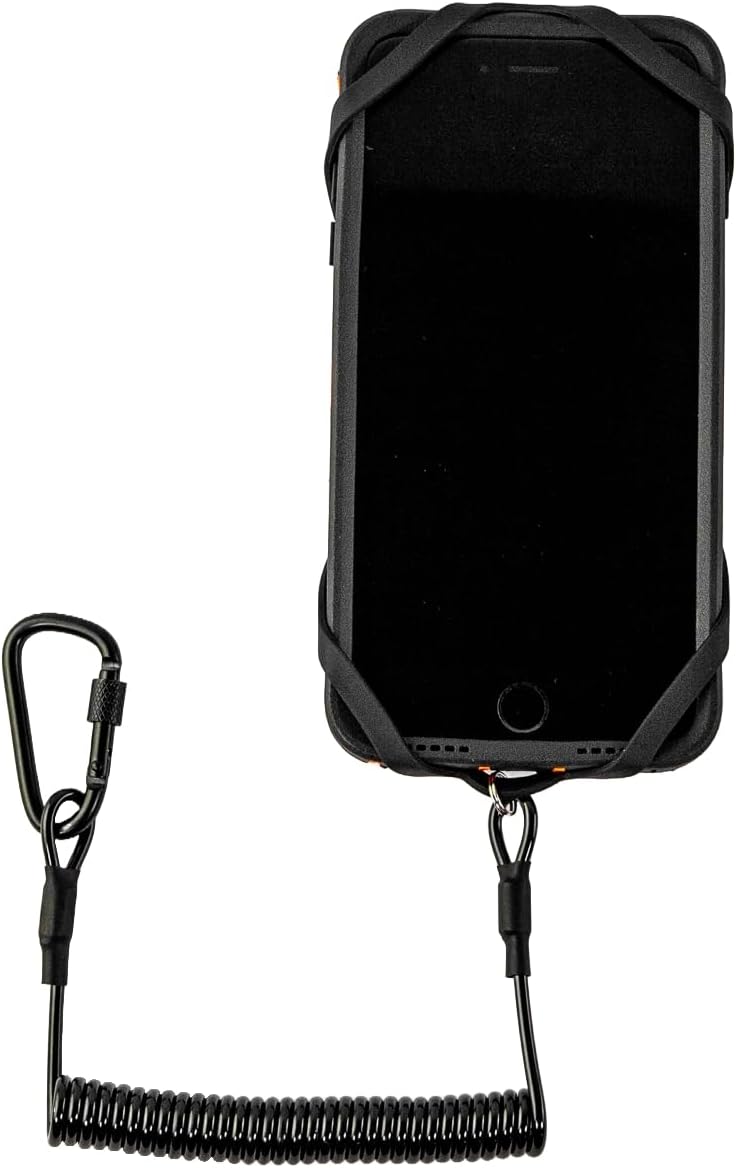 YakAttack Universal Smartphone Harness with Tether | Flexible Silicone Grip | Phone Leash for Kayaking, Fishing & Boating | Compatible with Most Phones - Image 3